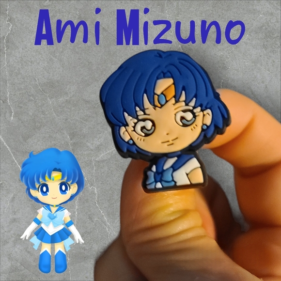 BOGO!! BUNDLE For Discount!!!   Salior Moons Ami Mizuno Croc Charm - Picture 1 of 1